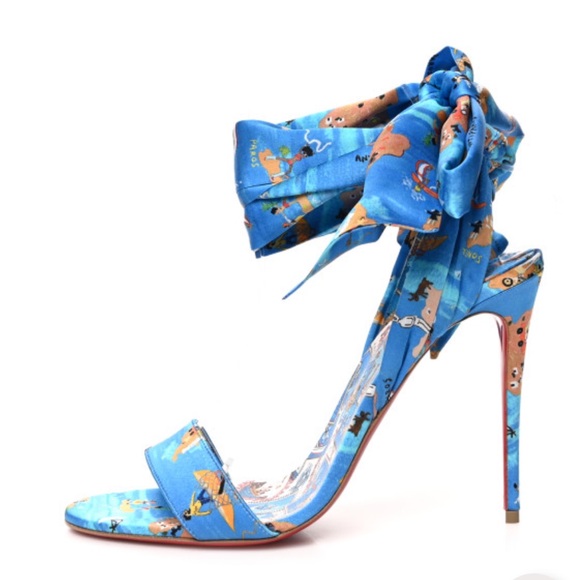 Christian Louboutin GREEK COLLECTION! Sandale Du Desert 100mm. NEVER WORN!